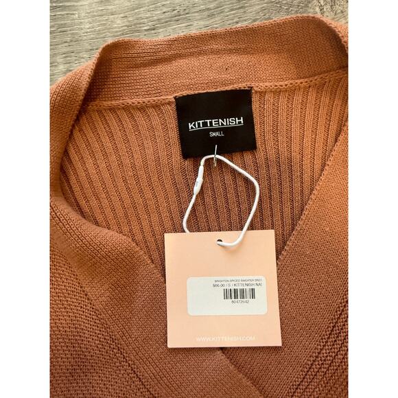 Kittenish Womens Knit Small Brighton Spiced Sweater Dress - Picture 5 of 5